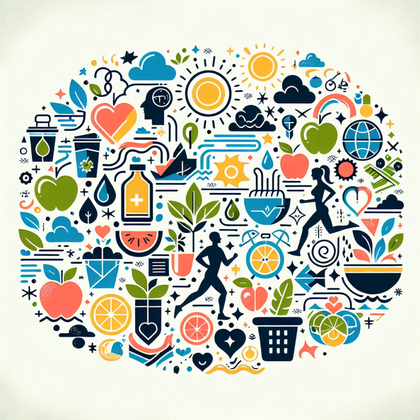 Inspirasi Poster Gaya Hidup Sehat yang Mudah Digambar